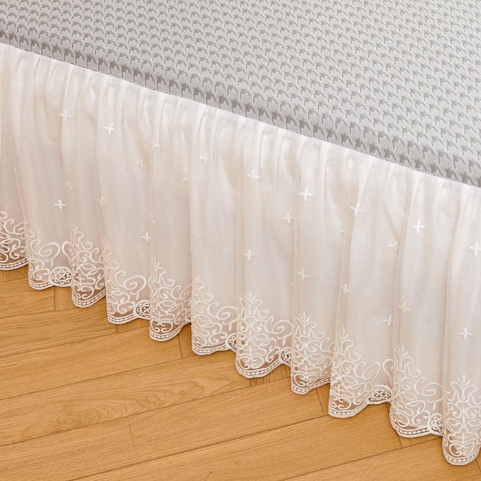 91家纺网 家纺一手货源 找家纺 怡源梦 2026新款A类PE高分子凉感软席提花冰豆豆床裙席子凉席-千鸟格 千鸟格-灰色