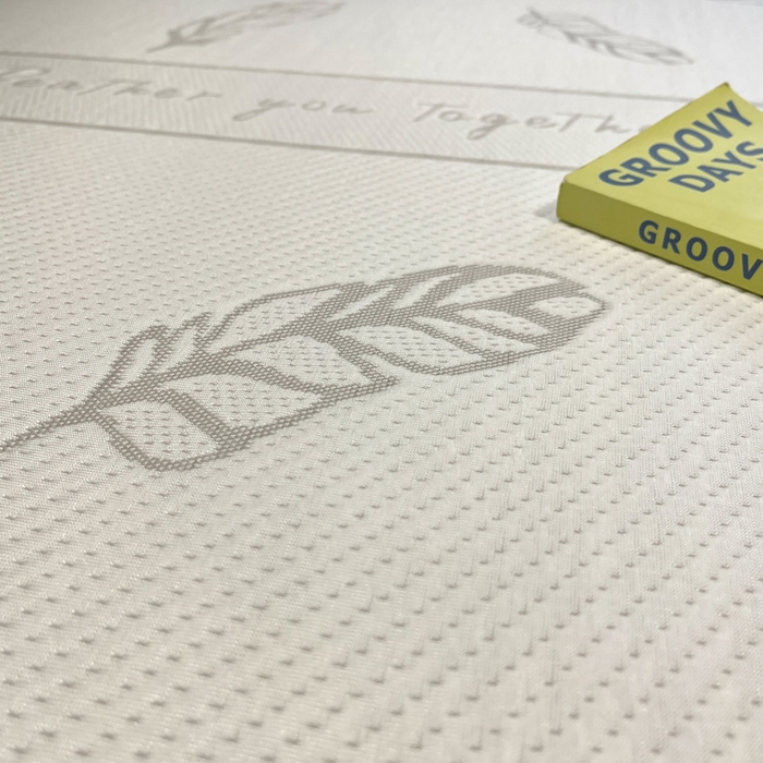 91家纺网 家纺一手货源 找家纺 雅居纺家纺 2026新款A类加厚三明治底提花小清新凉感席床单款凉席席子 叶子