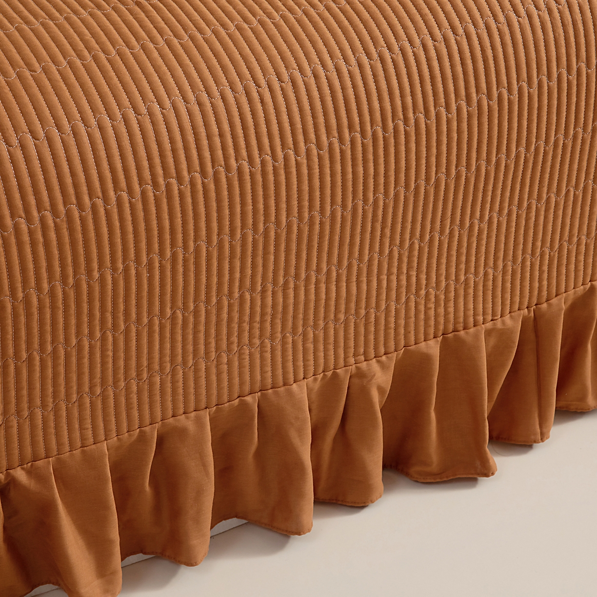 91家纺网 家纺一手货源 找家纺 （总）情煊家纺 2026新款全棉双层纱单品床盖