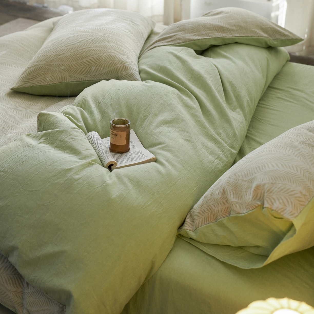 91家纺网 家纺一手货源 找家纺 （总）如一 2026新款色织提花全棉水洗棉四件套第一批