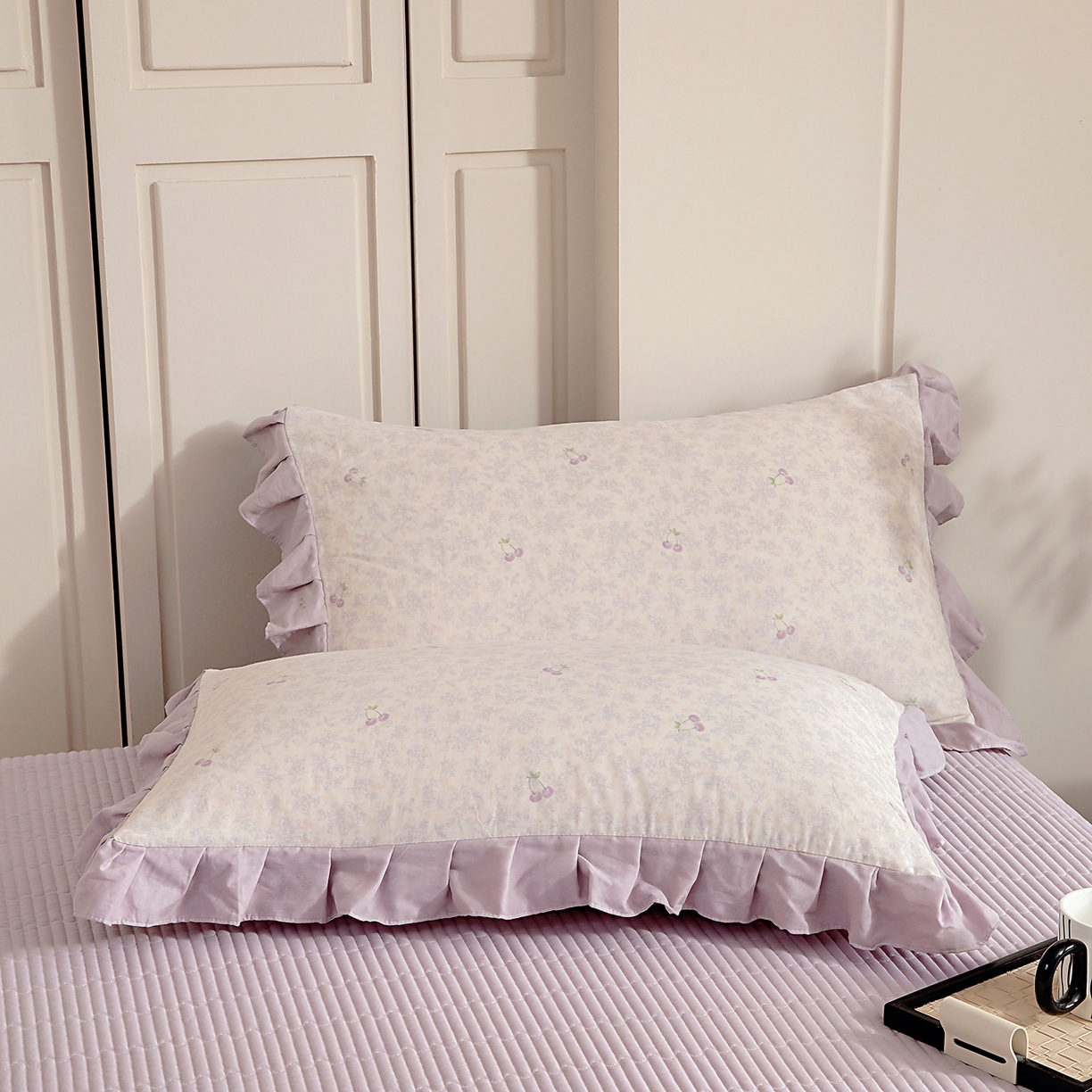 91家纺网 家纺一手货源 找家纺 （总）情煊家纺 2026新款全棉双层纱单品枕套