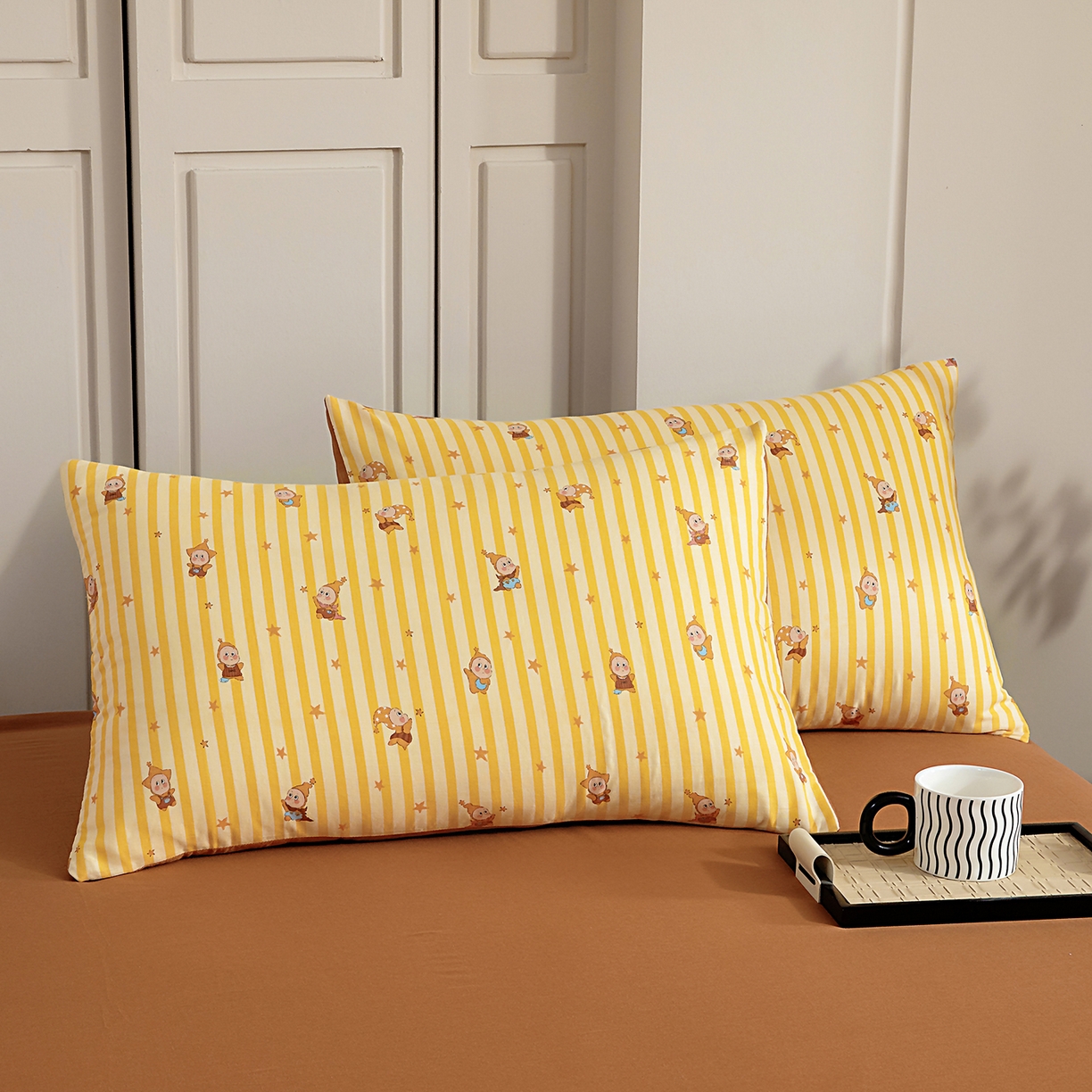 91家纺网 家纺一手货源 找家纺 （总）情煊家纺 2026新款全棉双层纱单品枕套