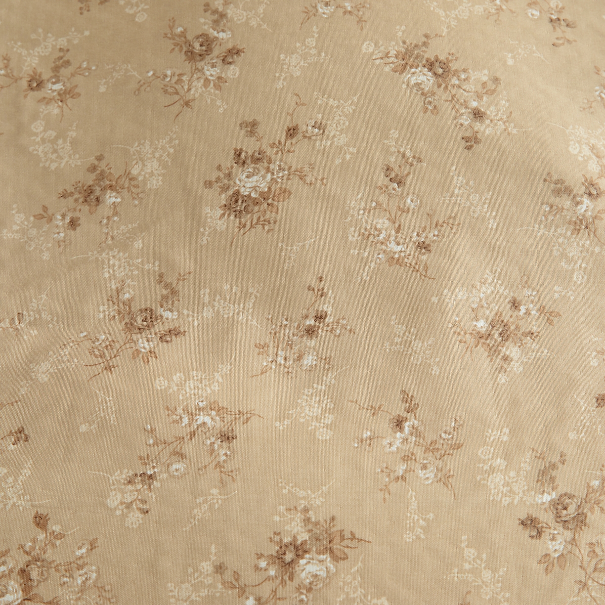 91家纺网 家纺一手货源 找家纺 情煊家纺 2026新款全棉双层纱花边款绣花款单被套 绣花款-茶香