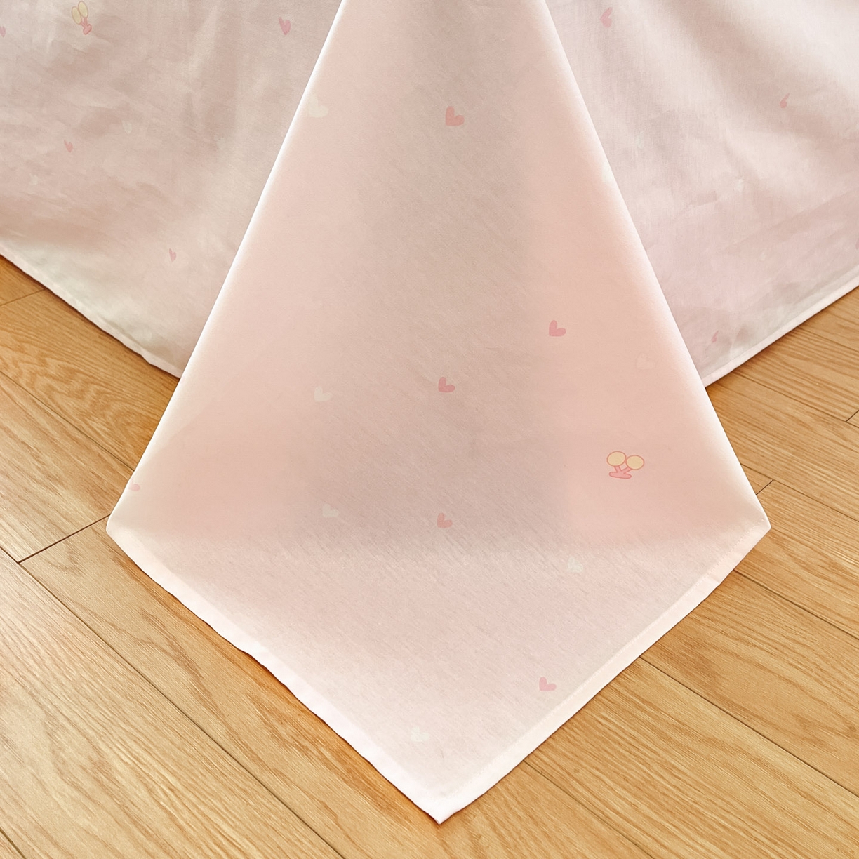 91家纺网 家纺一手货源 找家纺 睡美美家纺 2026新款全棉纯棉斜纹印花喷气小清新四季款学生三件套四件套 甜心萌宠-玉