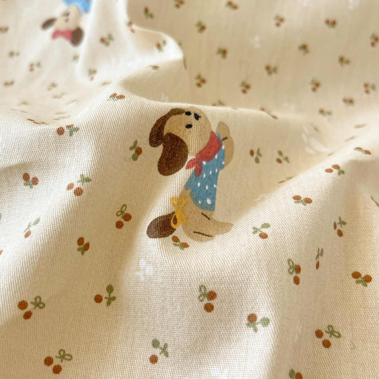 91家纺网 家纺一手货源 找家纺 睡美美家纺 2026新款全棉纯棉斜纹印花喷气小清新四季款学生三件套四件套 尤小七