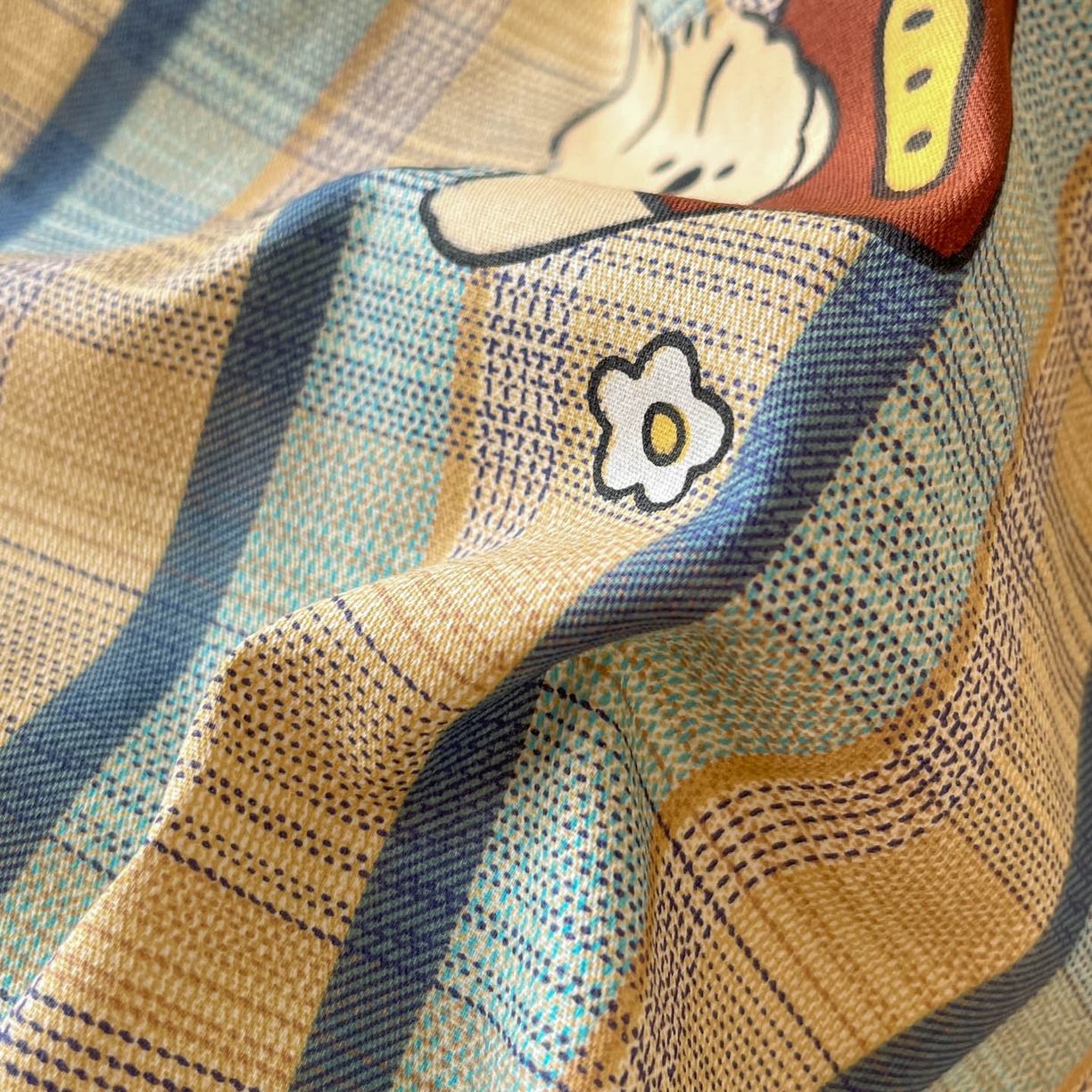 91家纺网 家纺一手货源 找家纺 睡美美家纺 2026新款全棉纯棉斜纹印花喷气小清新四季款学生三件套四件套 自拍小狗