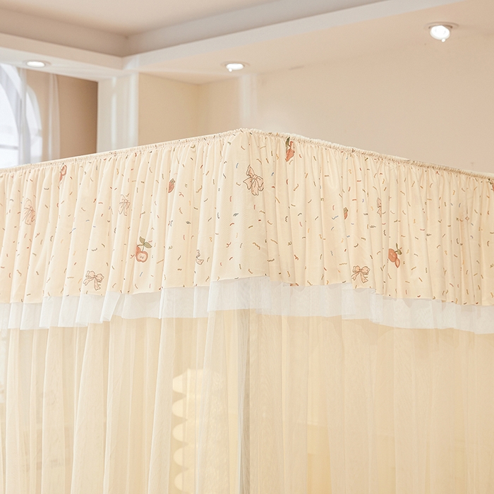 91家纺网 家纺一手货源 找家纺 （总）青竹苑 2026新款花边落地蚊帐