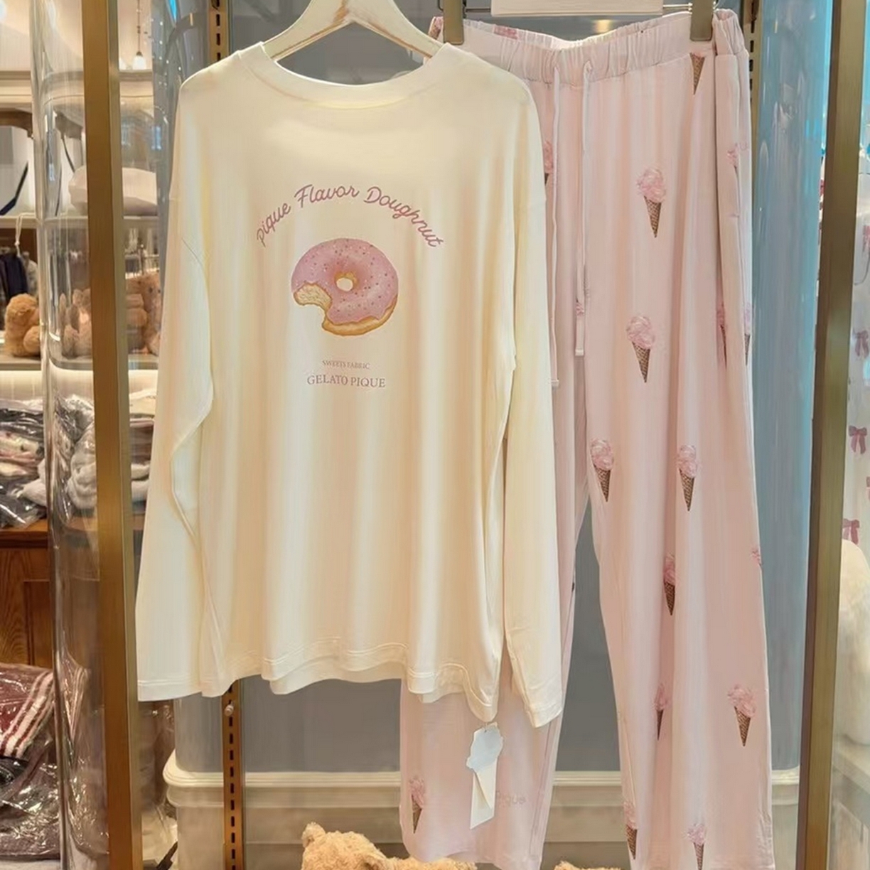 91家纺网 家纺一手货源 找家纺 妍景家居生活馆 2026新款甜甜圈套装 米白色