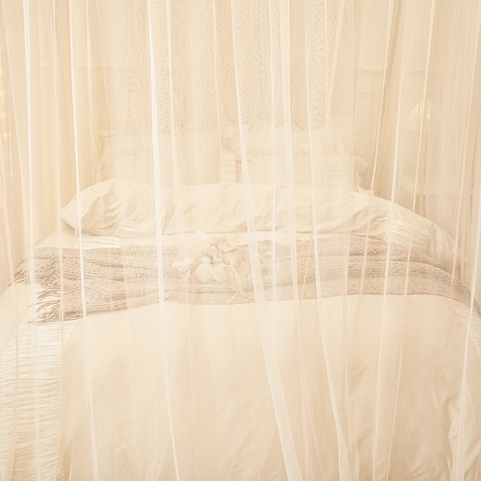 91家纺网 家纺一手货源 找家纺 青竹苑 2026新款花边落地蚊帐 落地-腊肠狗狗