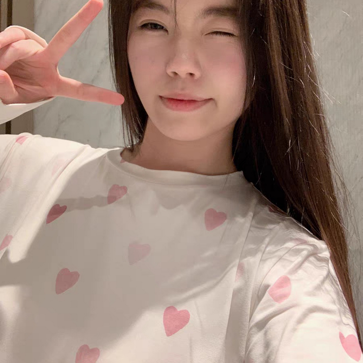 91家纺网 家纺一手货源 找家纺 妍景家居生活馆 2026新款桃心睡裙套装 粉色-桃心套装