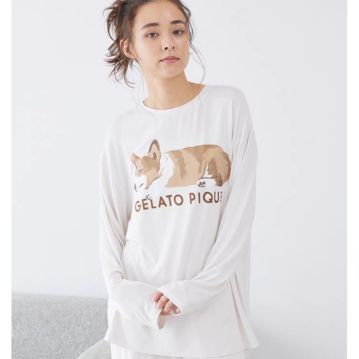 91家纺网 家纺一手货源 找家纺 妍景家居生活馆 2026新款睡眠狗狗套装 白色