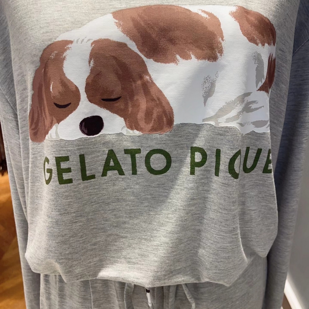 91家纺网 家纺一手货源 找家纺 妍景家居生活馆 2026新款睡眠狗狗套装 灰色