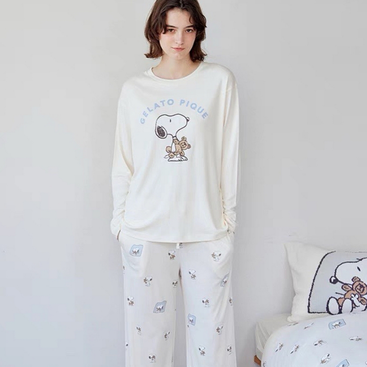 91家纺网 家纺一手货源 找家纺 （总）妍景家居生活馆 2026新款史努比套装