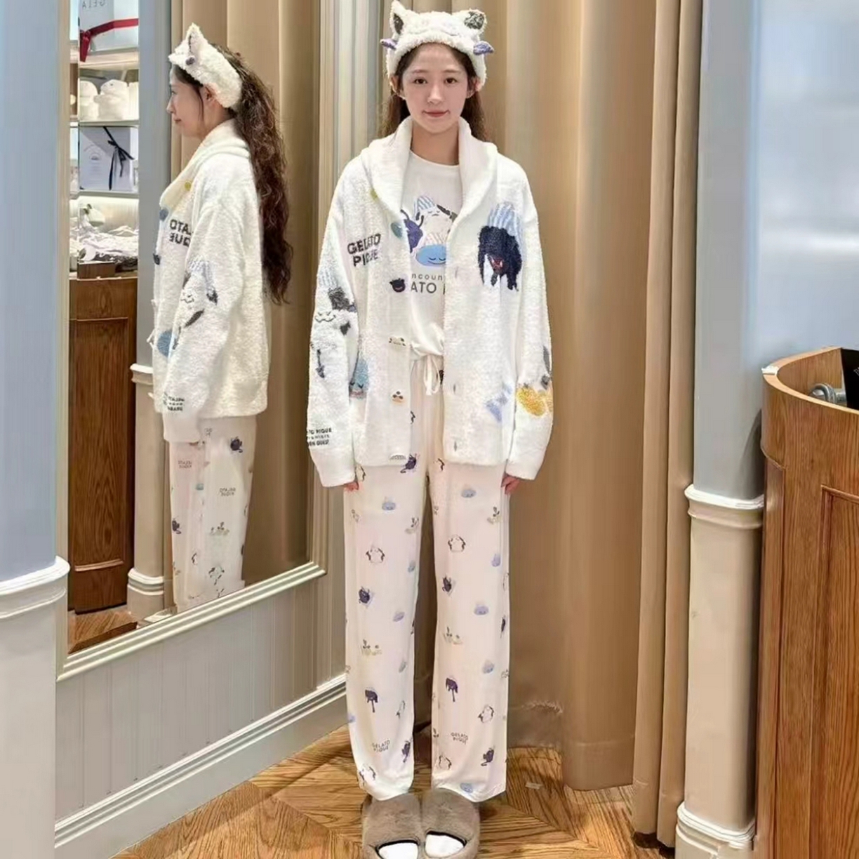 91家纺网 家纺一手货源 找家纺 （总）妍景家居生活馆 2026新款情侣款勇士恶龙套装