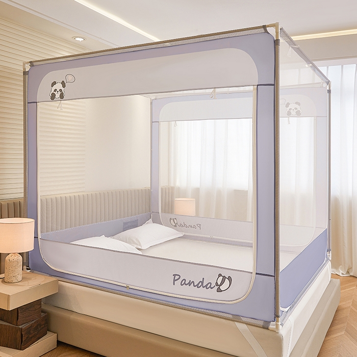 91家纺网 家纺一手货源 找家纺 （总）青竹苑 2026新款圆弧款坐床防摔蚊帐