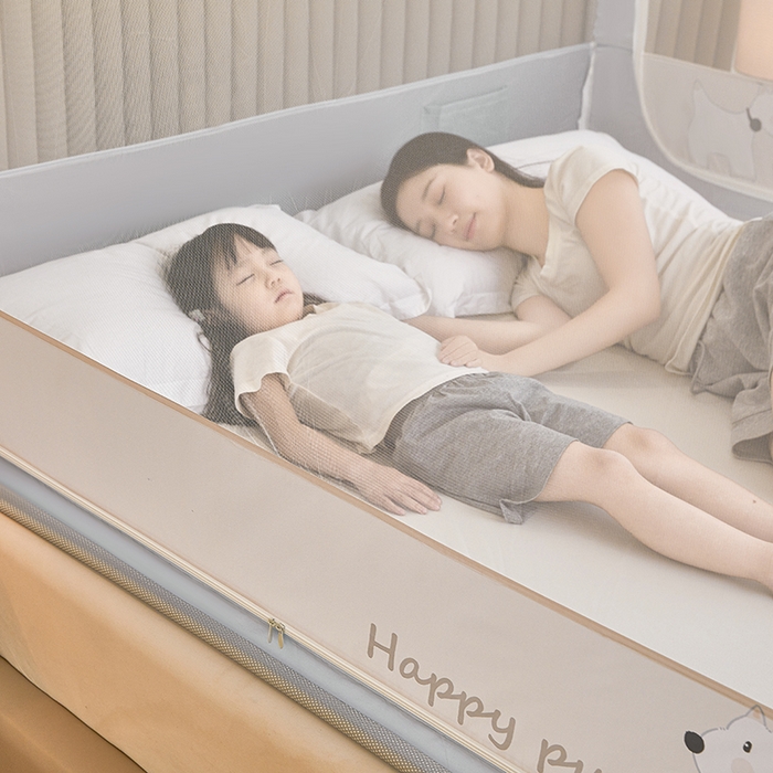 91家纺网 家纺一手货源 找家纺 青竹苑 2026新款圆弧款坐床防摔蚊帐 狗狗