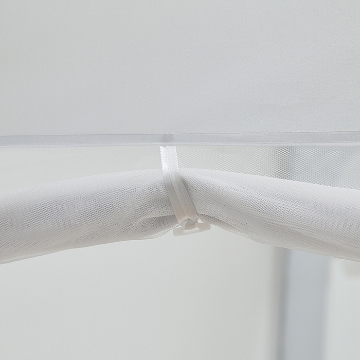 91家纺网 家纺一手货源 找家纺 青竹苑 2026新款圆弧款坐床防摔蚊帐 蓝灰