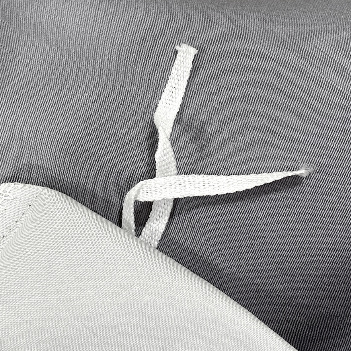 91家纺网 家纺一手货源 找家纺 拼社家纺 2026新款A类全棉50s双股100Pro贡缎长绒棉四件套全棉四件套简约纯色纯棉床上用品 高级灰+雅士灰