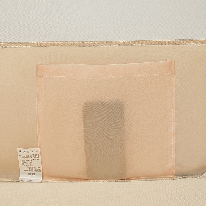 91家纺网 家纺一手货源 找家纺 青竹苑 2026新款圆弧款坐床防摔蚊帐 米杏