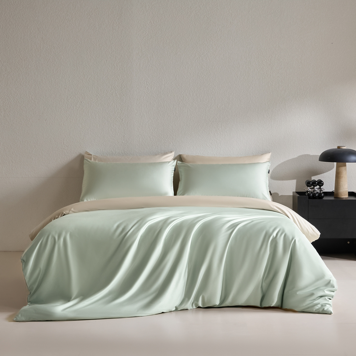 91家纺网 家纺一手货源 找家纺 拼社家纺 2026新款A类全棉50s双股100Pro贡缎长绒棉四件套全棉四件套简约纯色纯棉床上用品 绿野仙踪+舒肤蕾