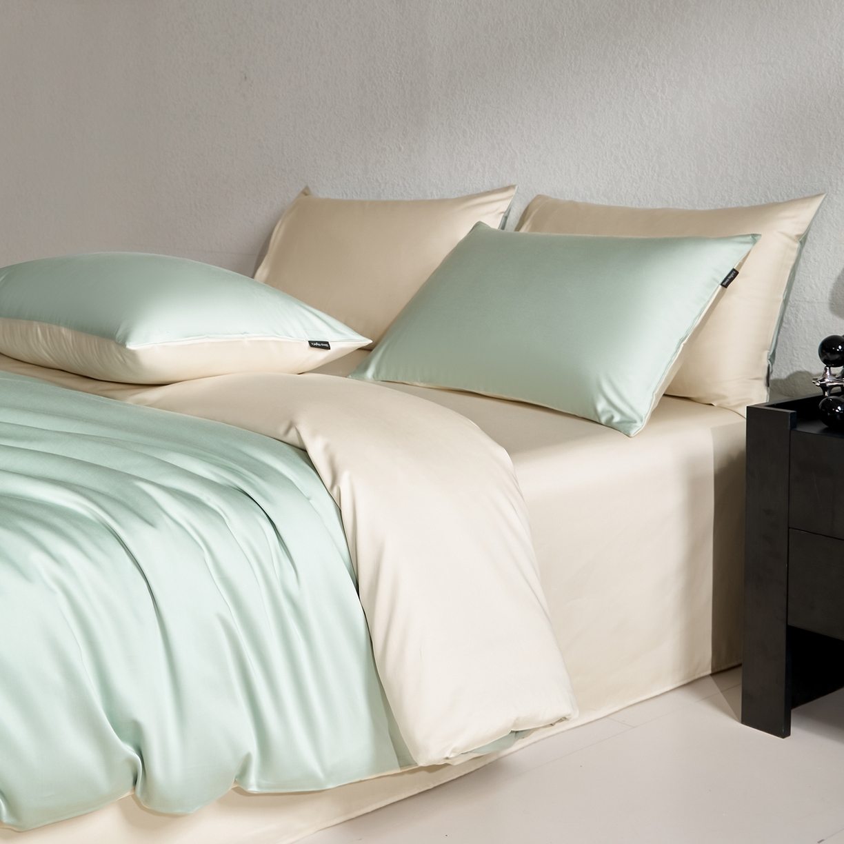 91家纺网 家纺一手货源 找家纺 拼社家纺 2026新款A类全棉50s双股100Pro贡缎长绒棉四件套全棉四件套简约纯色纯棉床上用品 绿野仙踪+舒肤蕾