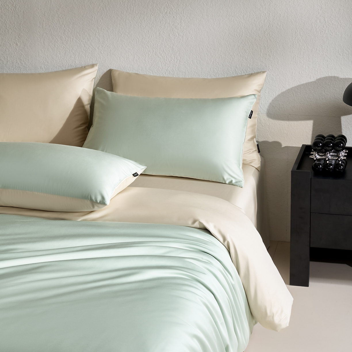 91家纺网 家纺一手货源 找家纺 拼社家纺 2026新款A类全棉50s双股100Pro贡缎长绒棉四件套全棉四件套简约纯色纯棉床上用品 绿野仙踪+舒肤蕾