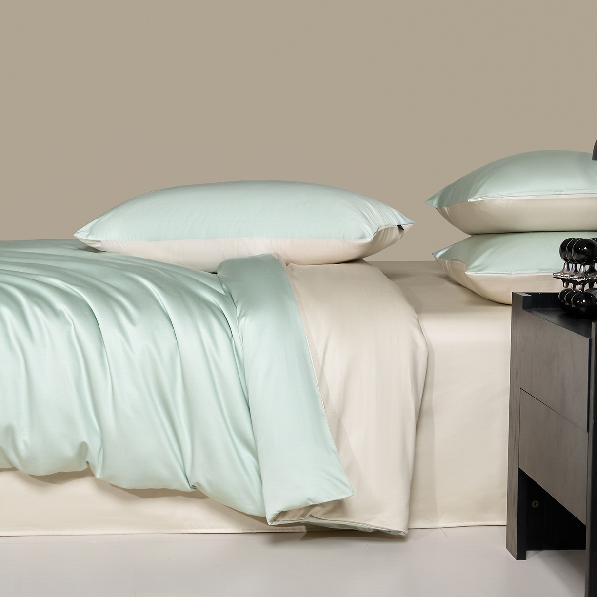 91家纺网 家纺一手货源 找家纺 拼社家纺 2026新款A类全棉50s双股100Pro贡缎长绒棉四件套全棉四件套简约纯色纯棉床上用品 绿野仙踪+舒肤蕾