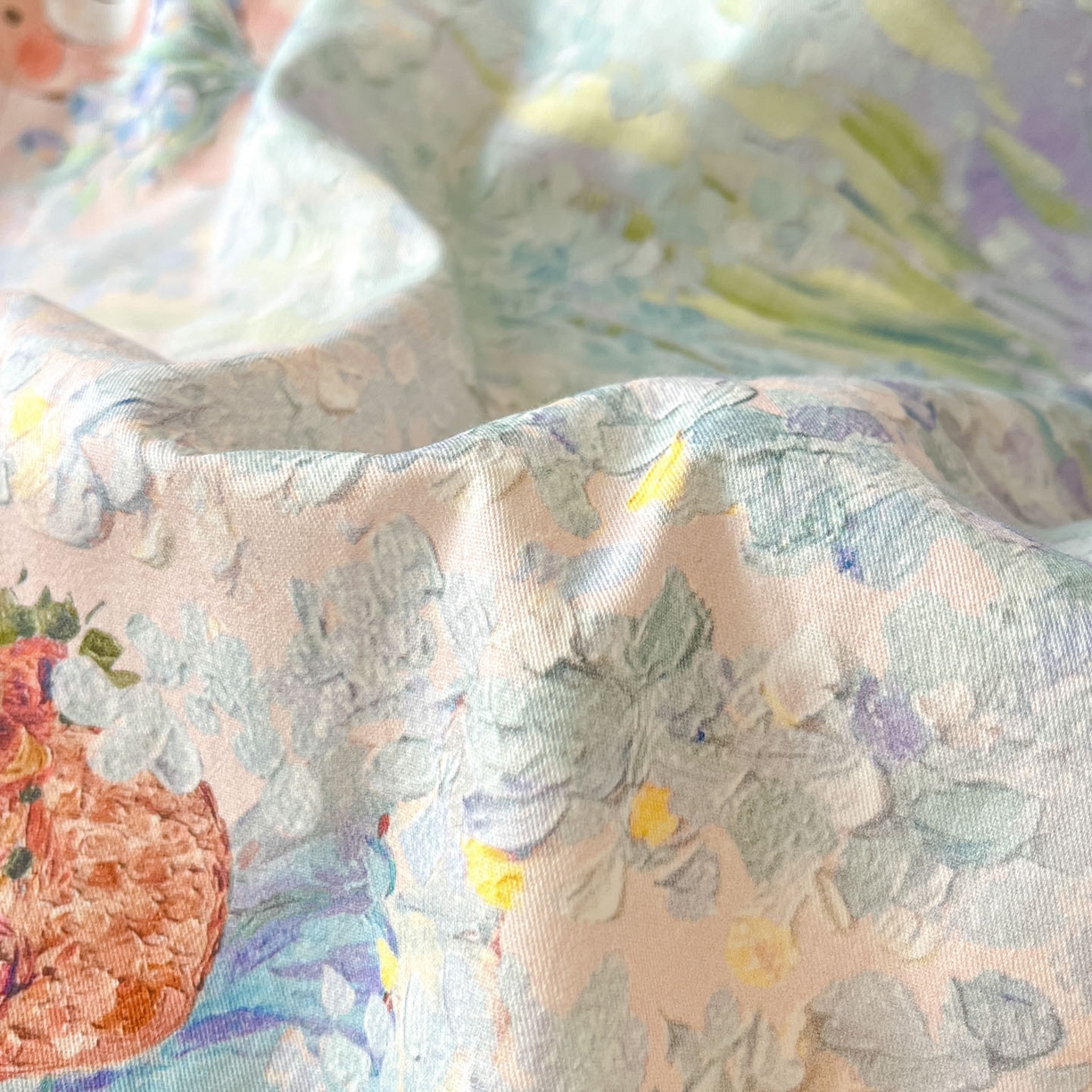 91家纺网 家纺一手货源 找家纺 睡美美家纺 2026新款13070数码印花全棉纯棉动物卡通三件套四件套 花车小熊-蓝