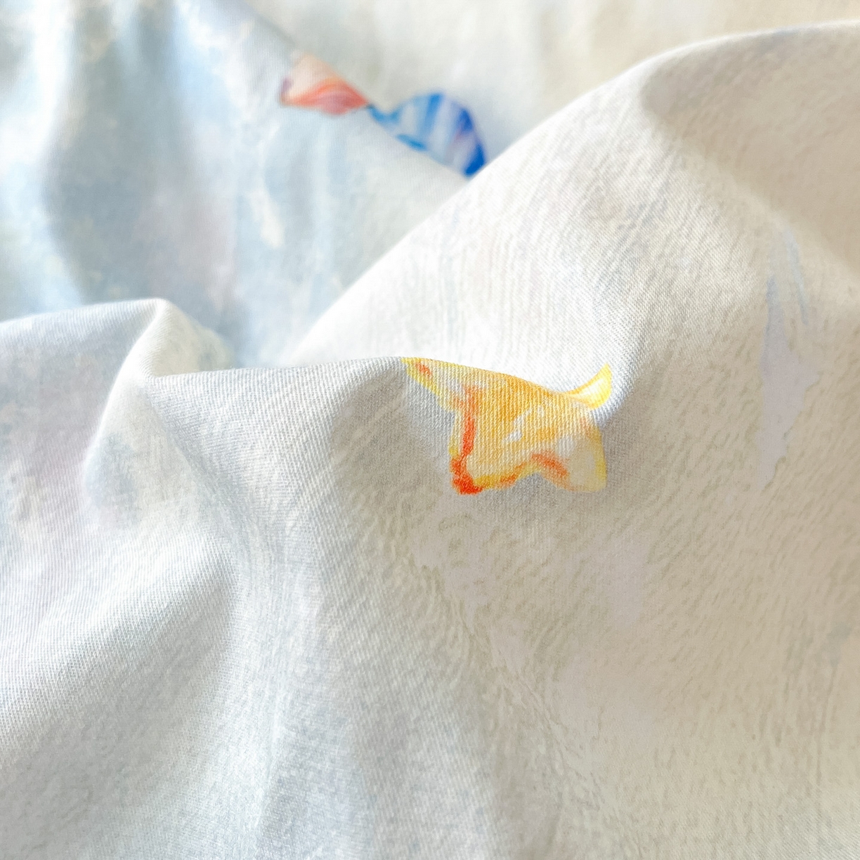 91家纺网 家纺一手货源 找家纺 睡美美家纺 2026新款13070数码印花全棉纯棉动物卡通三件套四件套 人鱼公主