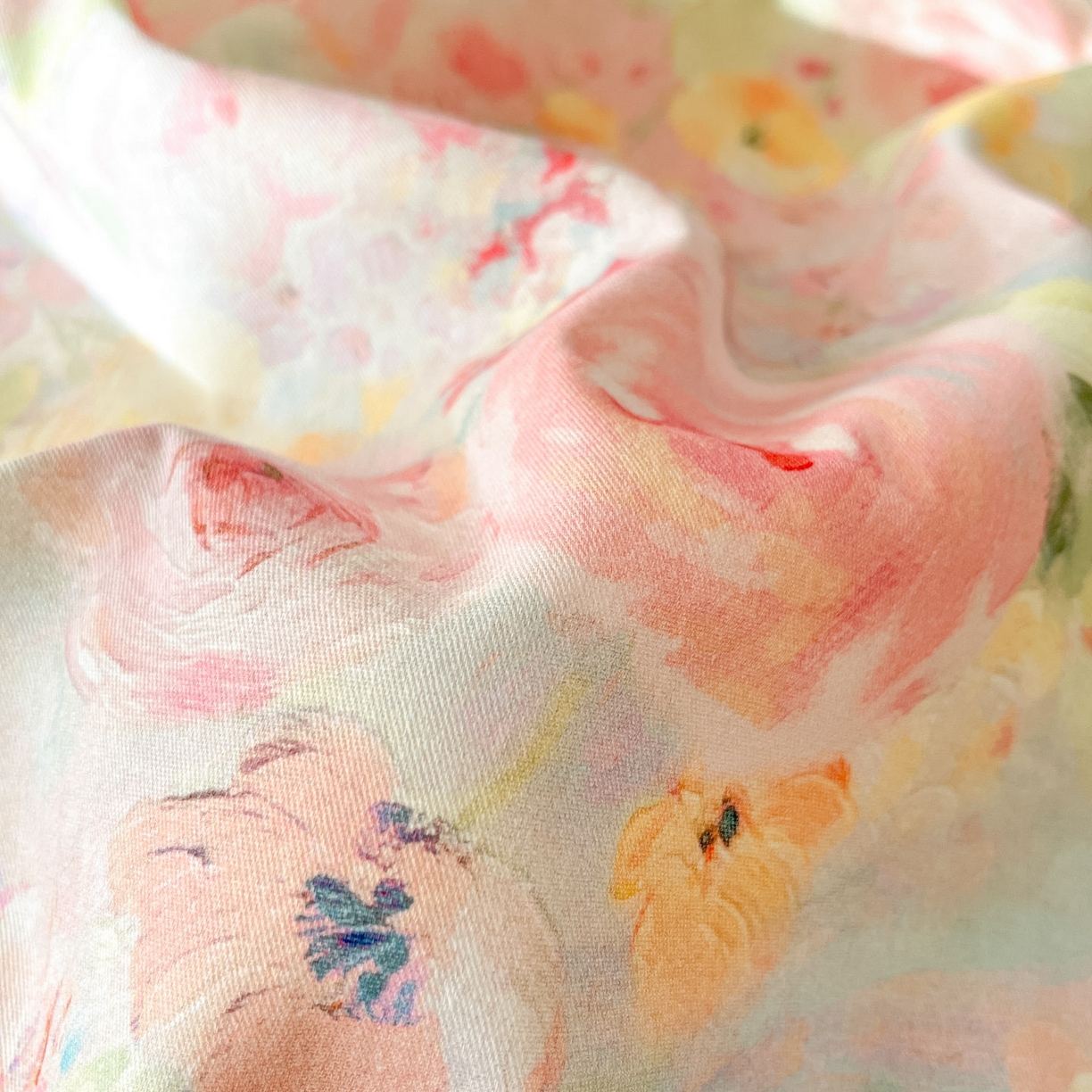 91家纺网 家纺一手货源 找家纺 睡美美家纺 2026新款13070数码印花全棉纯棉动物卡通三件套四件套 熊仔的玫瑰园