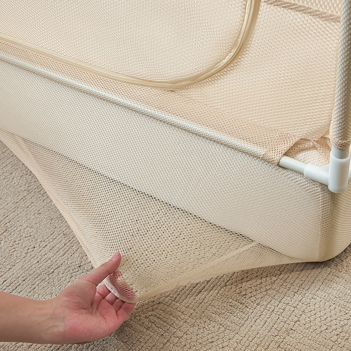 91家纺网 家纺一手货源 找家纺 （总）青竹苑 2026新款花边款床笠底防摔坐床蚊帐