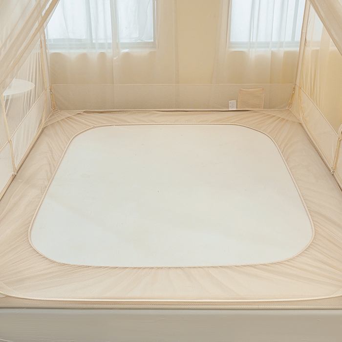 91家纺网 家纺一手货源 找家纺 （总）青竹苑 2026新款花边款床笠底防摔坐床蚊帐