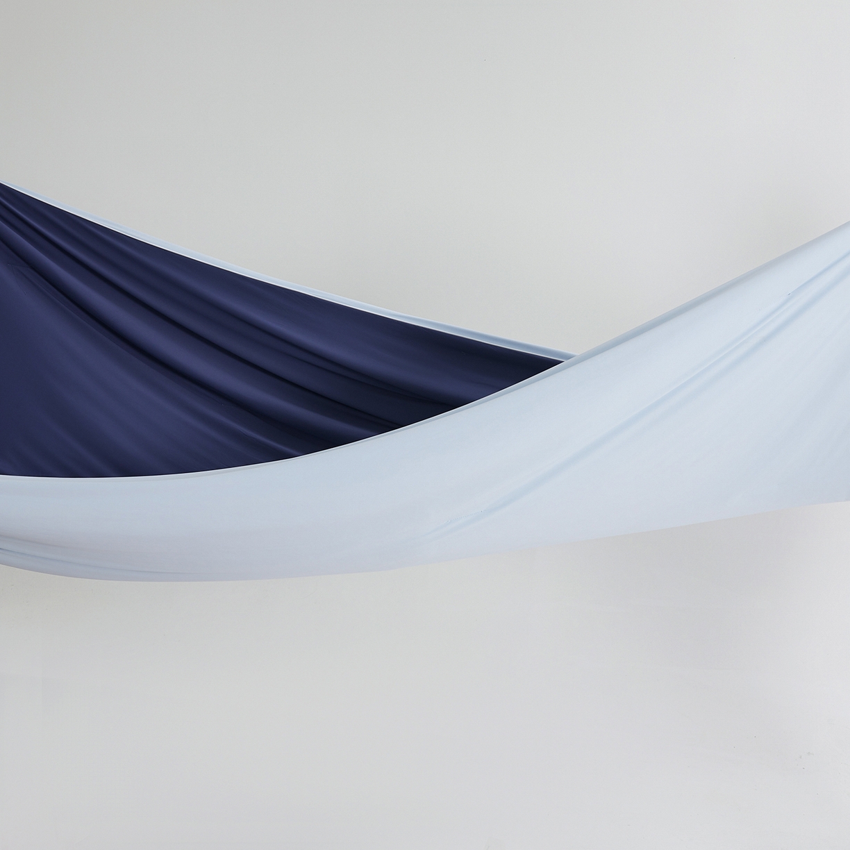 91家纺网 家纺一手货源 找家纺 熙宴家纺 2026新款锦氨凉感MAX脱脂棉花夏被 被子被芯 深蓝+浅蓝