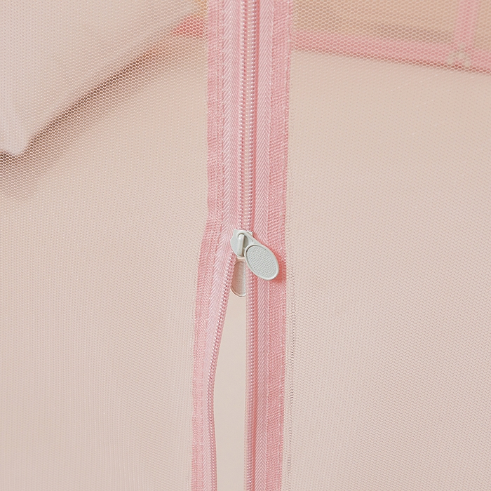 91家纺网 家纺一手货源 找家纺 青竹苑 2026新款花边款床笠底防摔坐床蚊帐 坐床-蝴蝶结花花