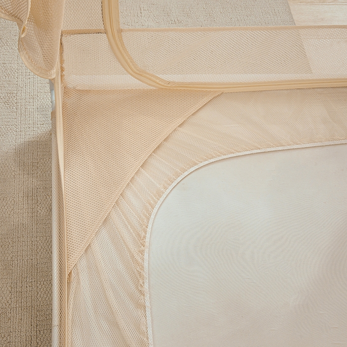 91家纺网 家纺一手货源 找家纺 青竹苑 2026新款花边款床笠底防摔坐床蚊帐 坐床-腊肠狗狗