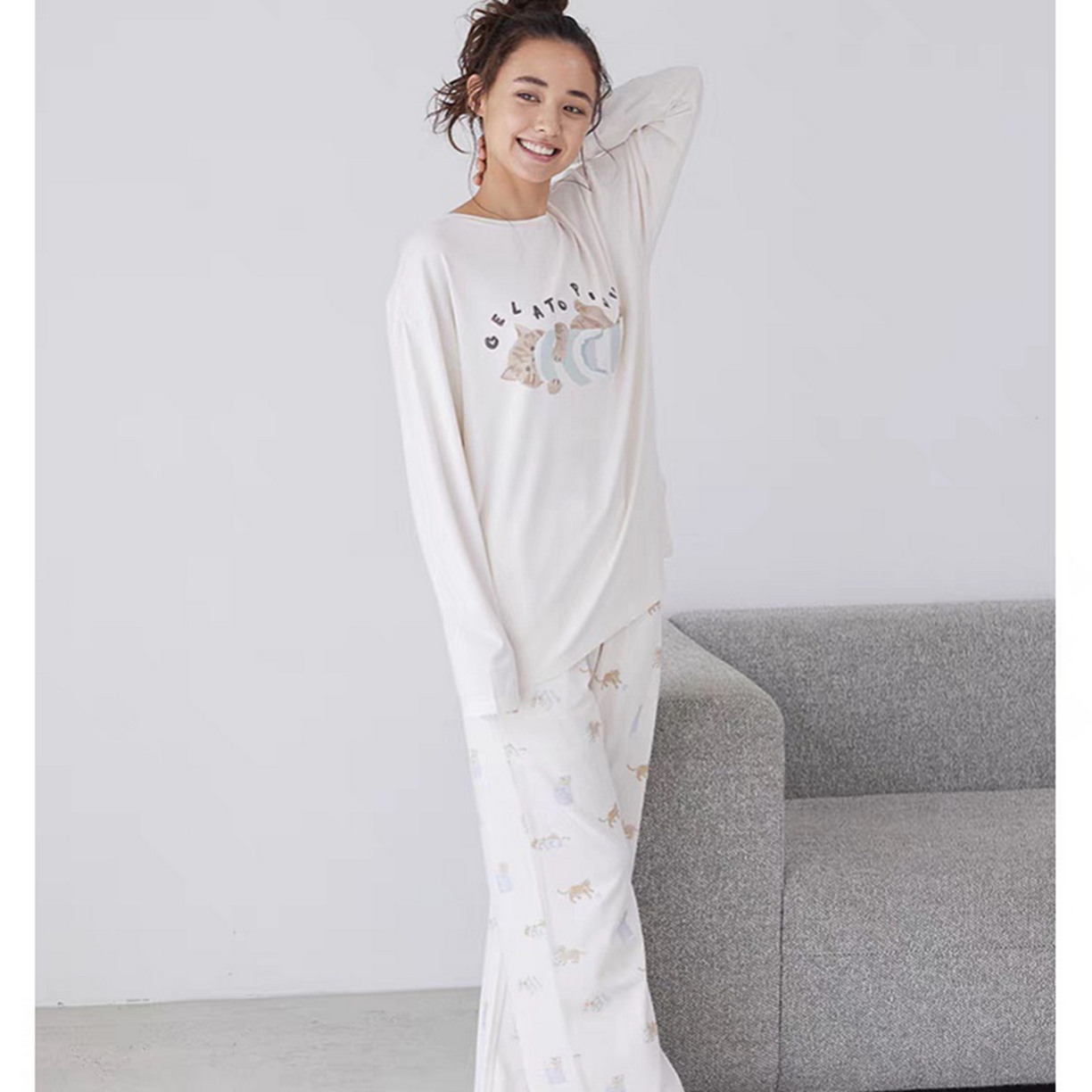 91家纺网 家纺一手货源 找家纺 （总）妍景家居生活馆 2026新款猫咪拖鞋套装