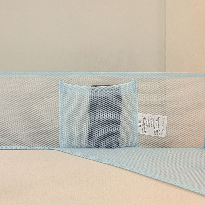 91家纺网 家纺一手货源 找家纺 青竹苑 2026新款花边款床笠底防摔坐床蚊帐 坐床樱桃-冰莓蓝