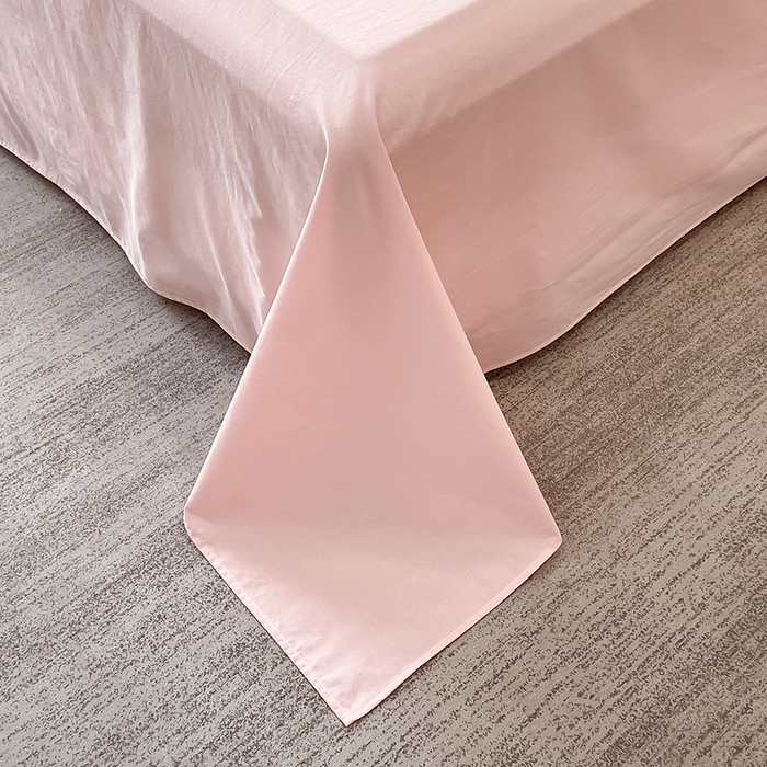 91家纺网 家纺一手货源 找家纺 拼社家纺 2026新款A类色织全棉水洗棉四件套纯棉四件套刺绣床上用品-黛妮卡系列 黛妮卡-玫瑰粉