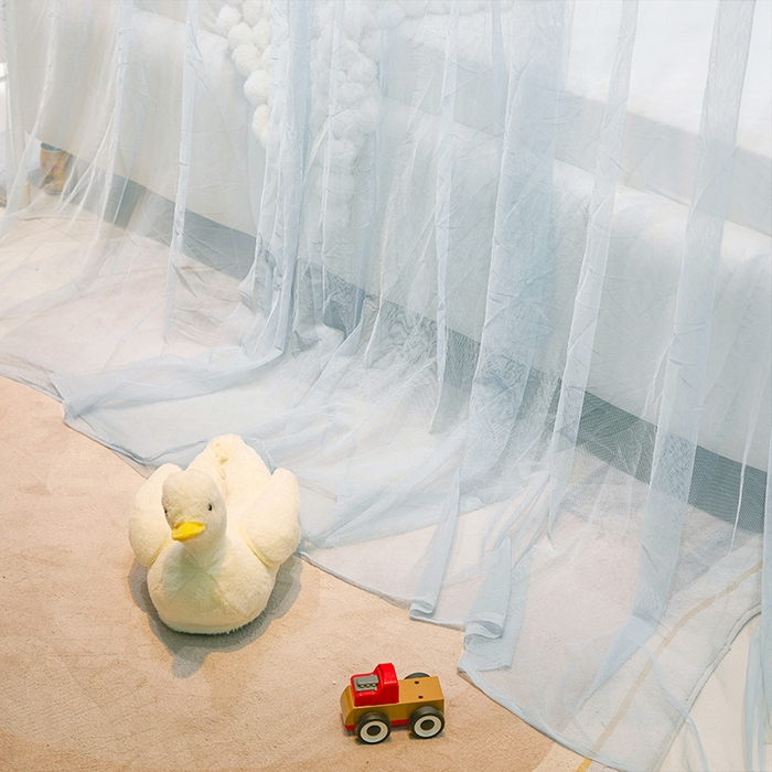 91家纺网 家纺一手货源 找家纺 （总）青竹苑 2026新款简约落地蚊帐