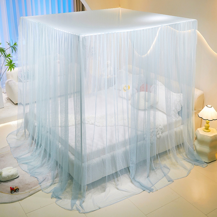 91家纺网 家纺一手货源 找家纺 （总）青竹苑 2026新款简约落地蚊帐