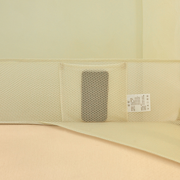 91家纺网 家纺一手货源 找家纺 青竹苑 2026新款花边款床笠底防摔坐床蚊帐 坐床樱桃-鼠尾草绿