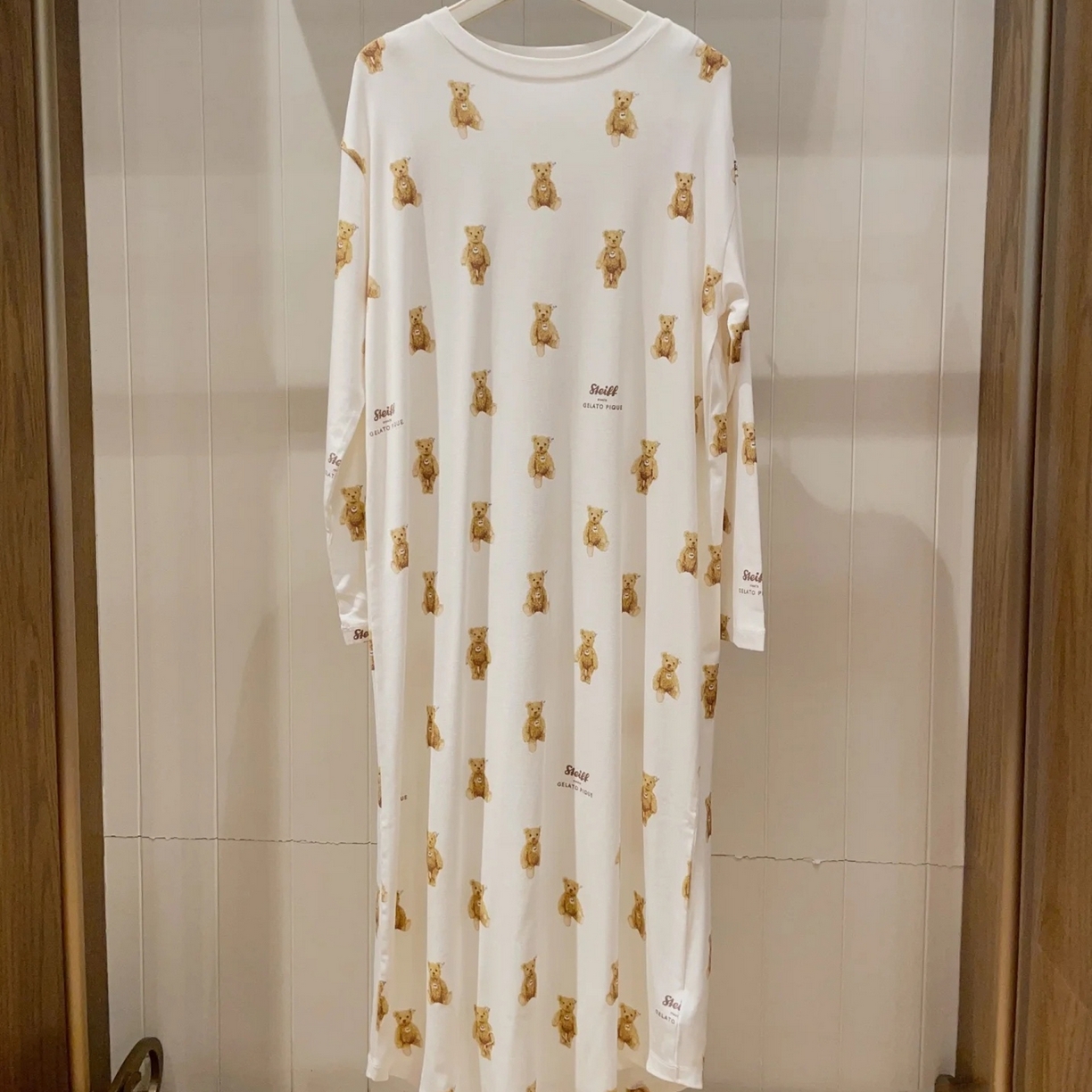 91家纺网 家纺一手货源 找家纺 （总）妍景家居生活馆 2026新款满印可爱小熊睡裙