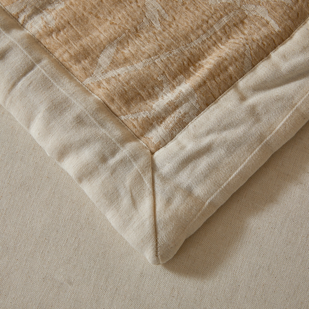 91家纺网 家纺一手货源 找家纺 （总）熙宴家纺 2026新款色织提花棉麻脱脂棉花夏被 被子被芯