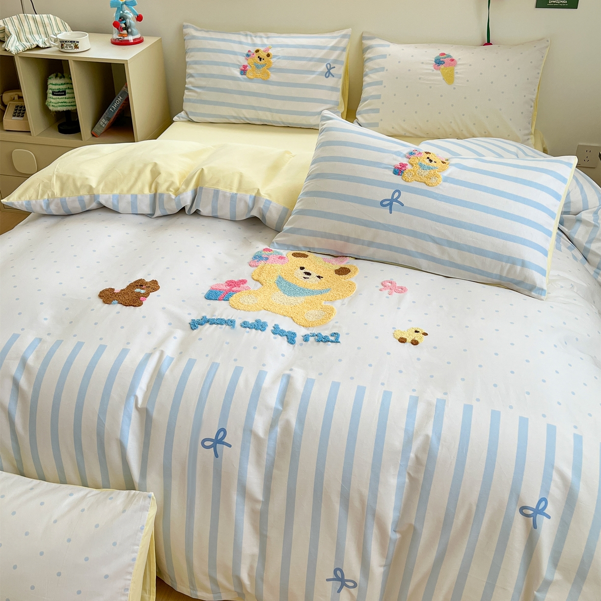 91家纺网 家纺一手货源 找家纺 （总）丽涵家纺 2026新款全棉纯棉数码印大版定位毛巾绣四件套