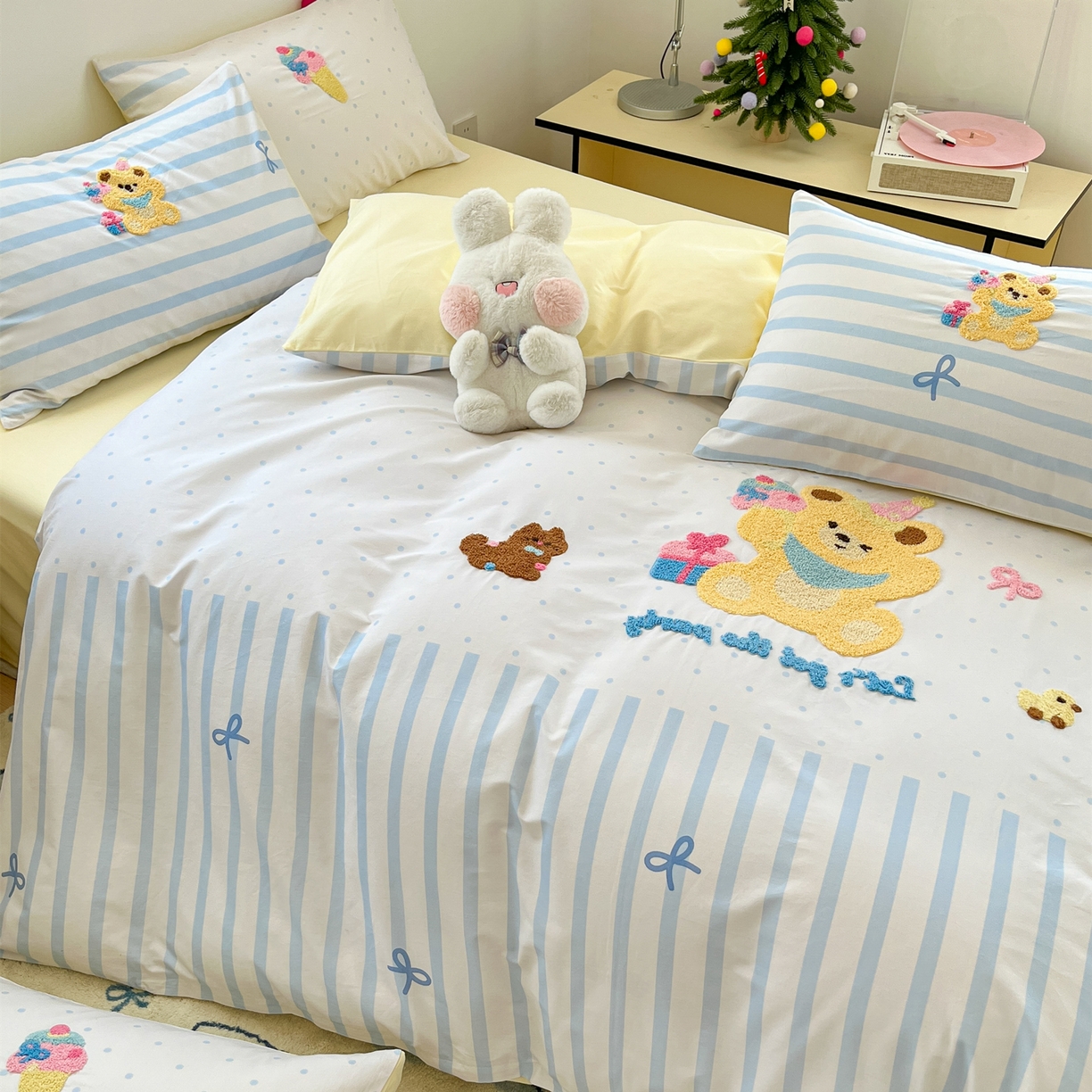 91家纺网 家纺一手货源 找家纺 （总）丽涵家纺 2026新款全棉纯棉数码印大版定位毛巾绣四件套