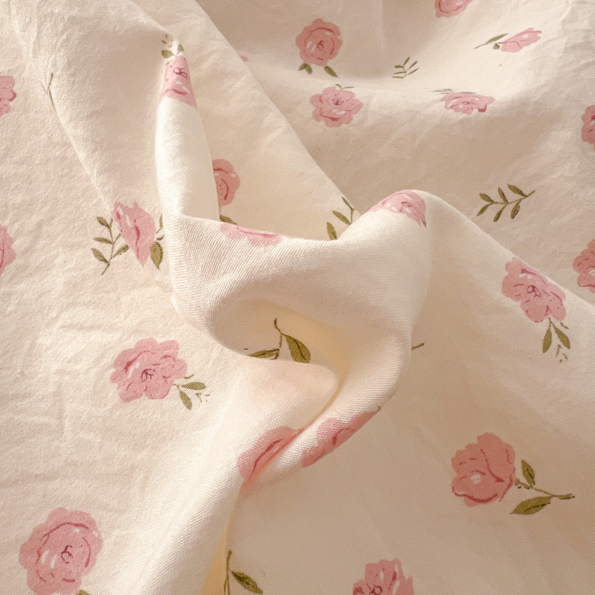 91家纺网 家纺一手货源 找家纺 睡美美家纺 2026新款水洗云朵棉亲肤花边款四件套 岛屿