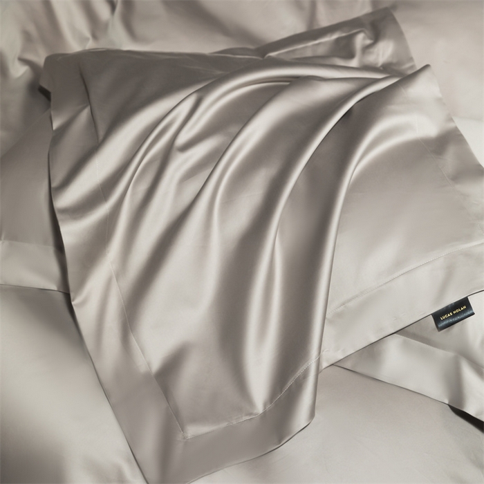 91家纺网 家纺一手货源 找家纺 女子家纺 2026新款A类全棉纯棉新疆长绒棉四件套-维多利亚 维多利亚-大象灰