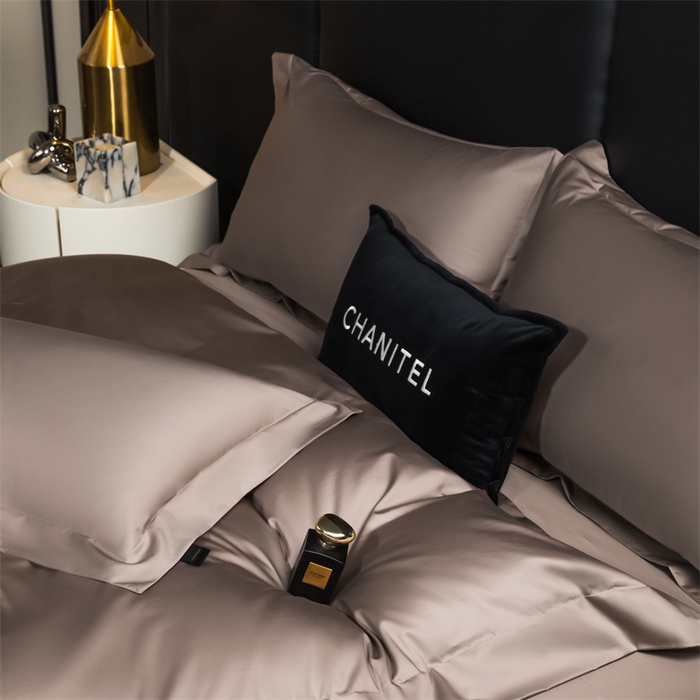 91家纺网 家纺一手货源 找家纺 女子家纺 2026新款A类全棉纯棉新疆长绒棉四件套-维多利亚 维多利亚-摩卡棕