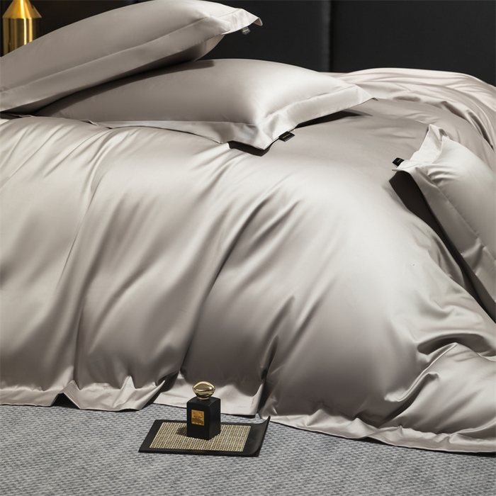 91家纺网 家纺一手货源 找家纺 女子家纺 2026新款A类全棉纯棉新疆长绒棉四件套-维多利亚 维多利亚-大象灰