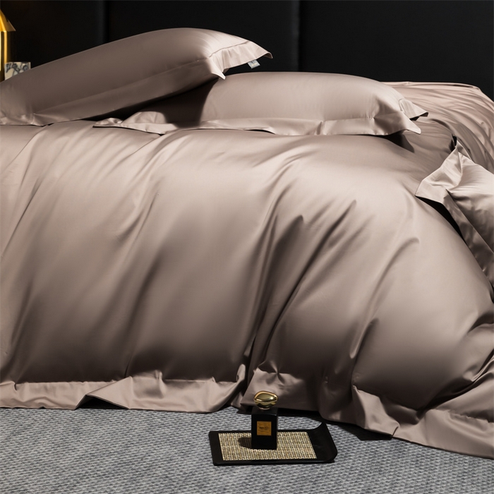 91家纺网 家纺一手货源 找家纺 女子家纺 2026新款A类全棉纯棉新疆长绒棉四件套-维多利亚 维多利亚-摩卡棕